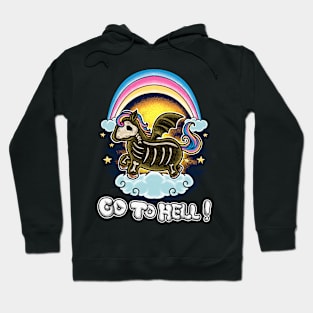 Laughing Beyond the Rainbow: The Hilarious Adventures of a Quirky, Yet Deceased Unicorn Hoodie